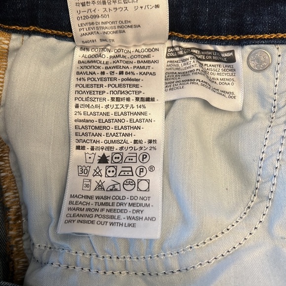 Levi's High Rise Straight Womens 27 - Picture 14 of 14